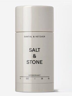 Salt & Stone Deodorant Santal & Vetiver 1 oz (28 g) Travel Size ~ NEW